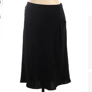 Giorgio Armani Black Fit & Flare Fine Crepe Skirt- Sz. 40/4